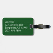 Snowdrops I (Galanthus)白い春の花 ラゲッジタグ (裏面横)