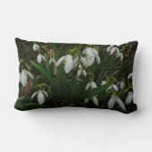 Snowdrops I (Galanthus)白い春の花 ランバークッション (裏面)