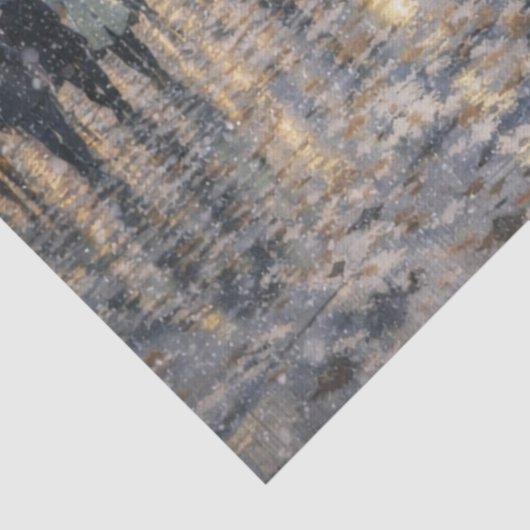 Snowfall at a Parisian Café 薄葉紙 (詳細)