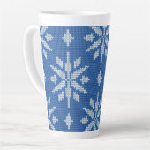 Snowfall Knit カフェラテマグ (左アングル)