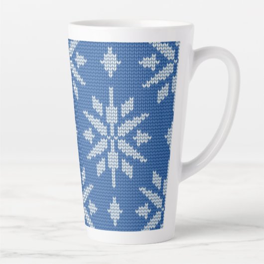 Snowfall Knit カフェラテマグ (右)