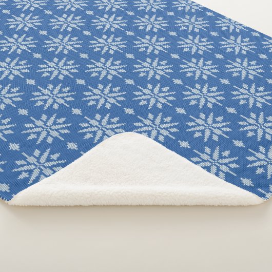 Snowfall Knit シェルパブランケット (3/4)