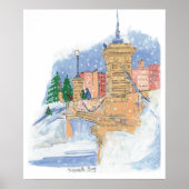 Snowfall Lagoon Poster ポスター (正面)