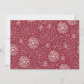 Snowfall Script 2フォトスナップショット シーズンカード (裏面)