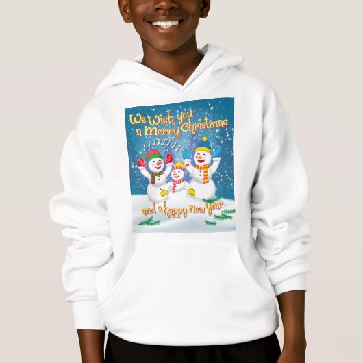 SnowFamily – クリスマス&新年 – 醜いスウェットシャツ (正面)