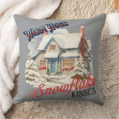 SnowFlakeキス小装飾用クッション クッション (ブランケット)