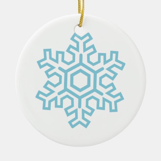 SnowFlake オーナメント 1 (名入れ) (正面)