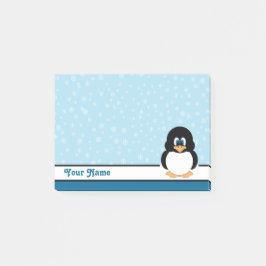 Snowflake パーソナライズされた Penguin Post-it®ノート ポストイット