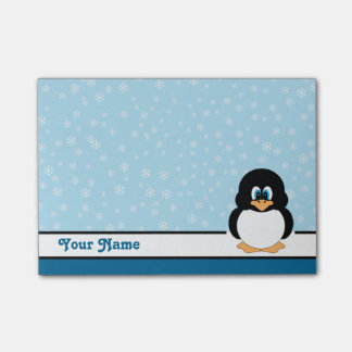 Snowflake パーソナライズされた Penguin Post-it®ノート ポストイット