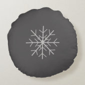 Snowflake ラウンドクッション (裏面)