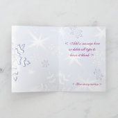 SNOWFLAKE-1カスタマイズ可能なカード シーズンカード (内部)