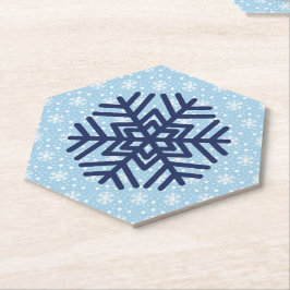 Snowflake Absorbent Christmas ペーパーコースター