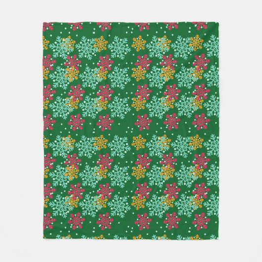 Snowflake Fleece Blanket フリースブランケット (正面)
