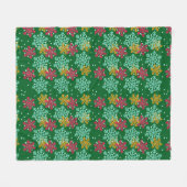 Snowflake Fleece Blanket フリースブランケット (正面(横))