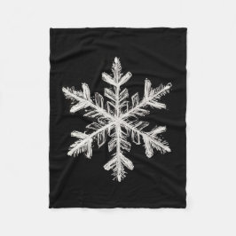 Snowflake fleece blanket フリースブランケット