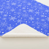 Snowflake Flurry Sherpa Blanket シェルパブランケット (3/4)