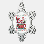Snowflake Framed Ornament スノーフレークピューターオーナメント (右)