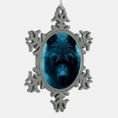 Snowflake Framed Ornament スノーフレークピューターオーナメント (左)