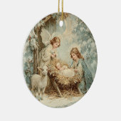 Snowflake Framed Ornament セラミックオーナメント (右)