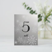 Snowflake Gems/テーブルカード ポストカード (スタンド正面)