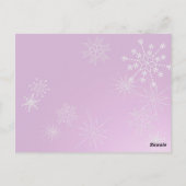 Snowflake Gems/テーブルカード ポストカード (裏面)