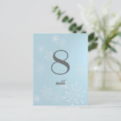 Snowflake Gems/テーブルカード ポストカード (スタンド正面)