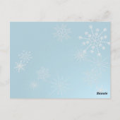 Snowflake Gems/テーブルカード ポストカード (裏面)