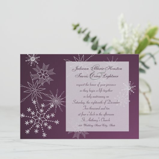 Snowflake Gems/結婚s 招待状 (スタンド正面)