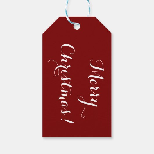 Snowflake Gift Tag ギフトタグ (裏面)