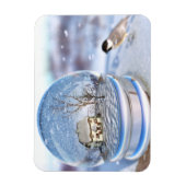 Snowflake Globe Flexible Magnet マグネット (縦)