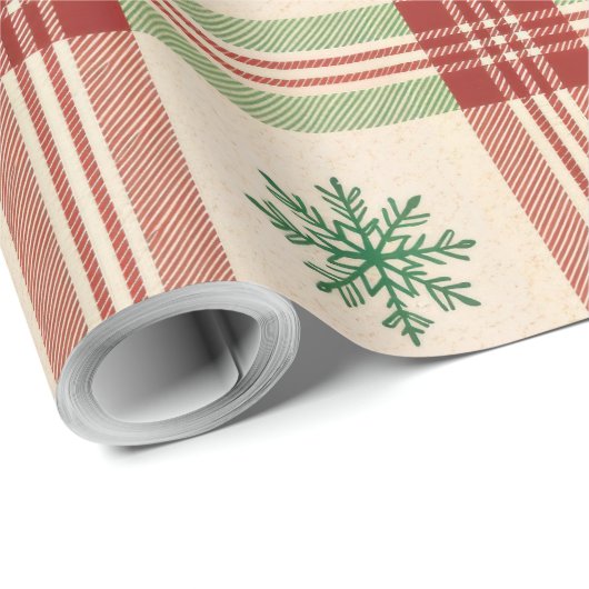 Snowflake Grid  ラッピングペーパー (ロールコーナー)