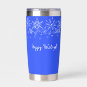 Snowflake Insulate Tumbler 保温保冷タンブラー (背面)