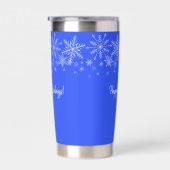 Snowflake Insulate Tumbler 保温保冷タンブラー (右面)