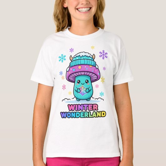 Snowflake Monster Tee Tシャツ (正面)