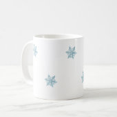 Snowflake Mug コーヒーマグカップ (正面左)