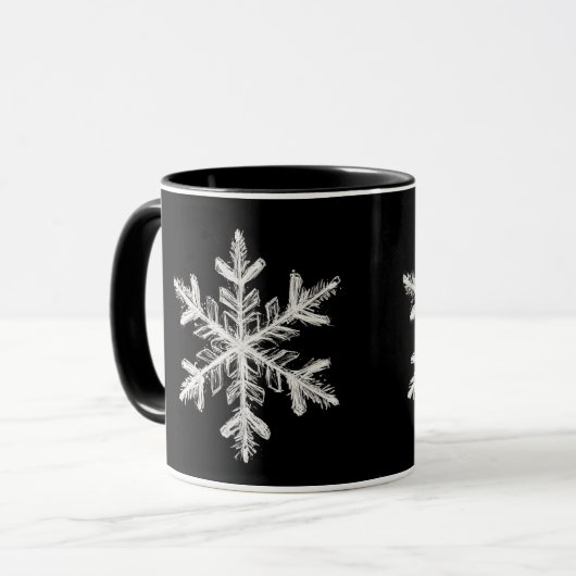Snowflake mug マグカップ (正面左)