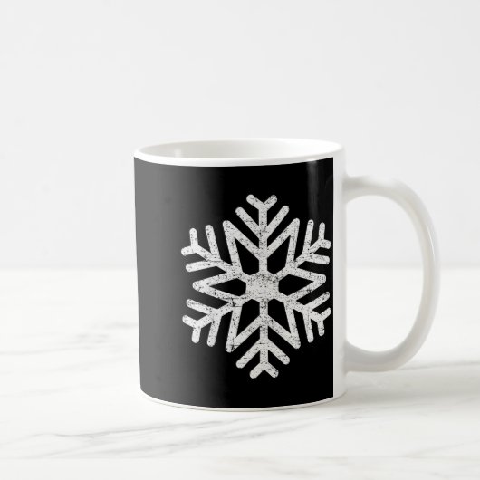 Snowflake New Awesome Cool Humor And Sarcastic Fun コーヒーマグカップ (右)