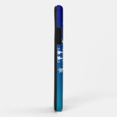 SNOWFLAKE on Blue Case-Mate iPhoneケース (裏面/右)
