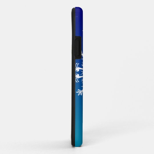 SNOWFLAKE on Blue Case-Mate iPhoneケース (裏面/右)