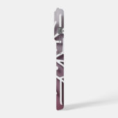 Snowflake Ornament Icon – Winter Holiday Design  iPhoneケース (左側面)