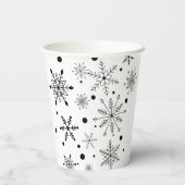 Snowflake Paper Cup 紙コップ (裏面)