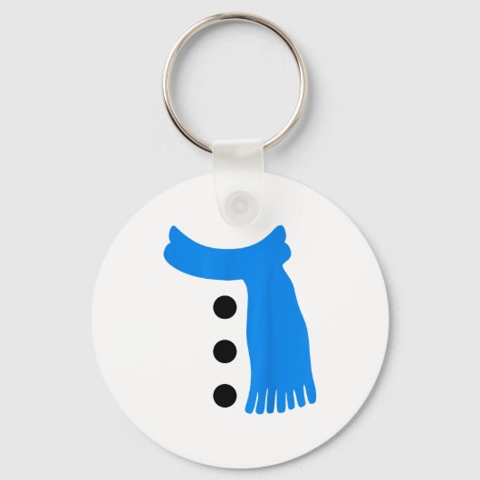 Snowflake Snowman Costumes Christmas Family Matchi キーホルダー (正面)