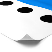 Snowflake Snowman Costumes Christmas Family Matchi ポスター (角)