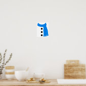 Snowflake Snowman Costumes Christmas Family Matchi ポスター (キッチン)