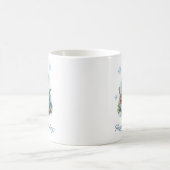 Snowflake Snowman Mug – Custom Winter Gift コーヒーマグカップ (中央)