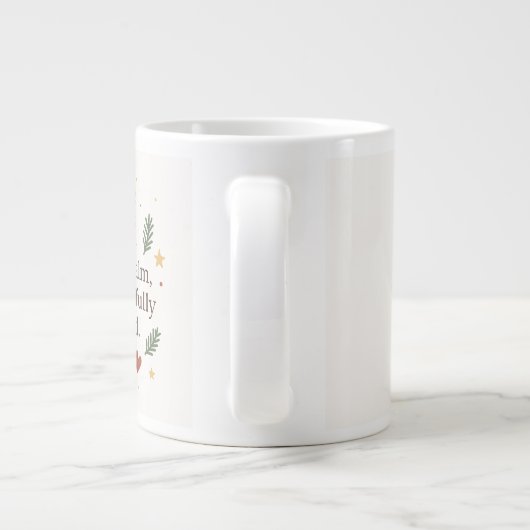 Snowflake Soul | Unique, Calm, and Beautifully Det ジャンボコーヒーマグカップ (裏面)