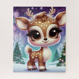 Snowflake Sparkle Baby Reindeer ジグソーパズル