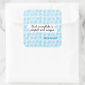 Snowflake Sticker スクエアシール (バッグ)