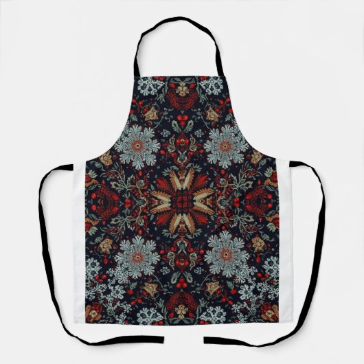 Snowflake Symphony in Christmas エプロン (正面)