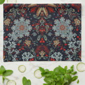 Snowflake Symphony in Christmas キッチンタオル (折り畳み)